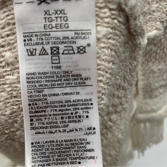 Old Navy  Sleeveless Open Fringe Boho Duster  Cardigan  Woman XL/XXL Western - Picture 10 of 11